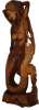 Asian Hardwood Carved Mermaid